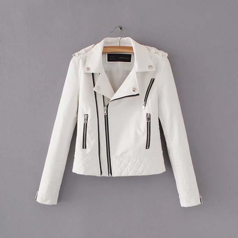 Leather Look Jacket with detail