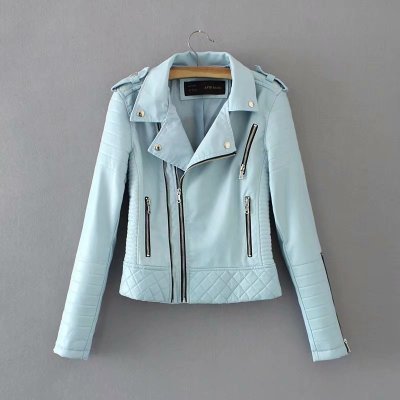 Leather Look Jacket with detail