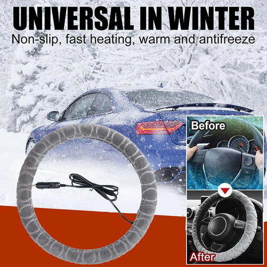 Car 12V Heated Steering Wheel Grip Cover